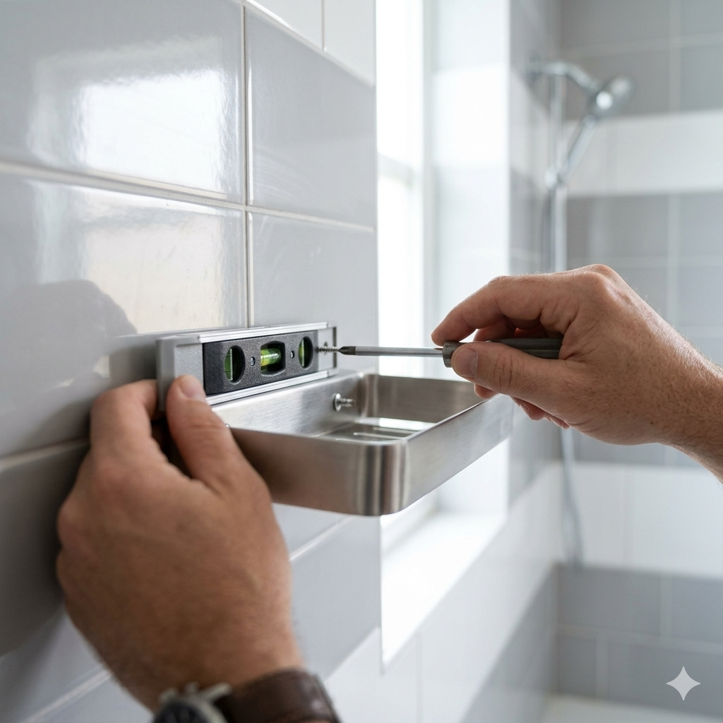 Soap Holder / Towel Holder Installation